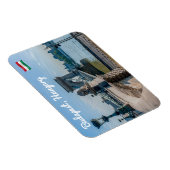 Szechenyi Chain Bridge in Budapest, Hungary マグネット (右側)