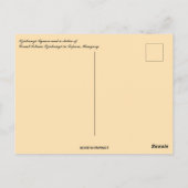 Széchenyi Square in Sopron Hungary ポストカード (裏面)