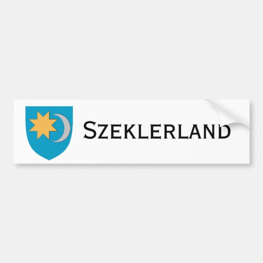 Szeklerland/Székelyföldのバンパーステッカー バンパーステッカー (正面)