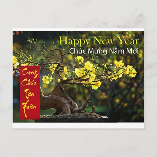 Tế Chuc Mng Nam Maiừ Happy New Year 2024ớポストカード ポストカード (正面)
