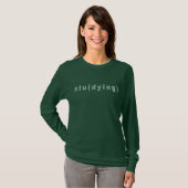 Tおもしろいシャツの勉強 Tシャツ (正面フル)