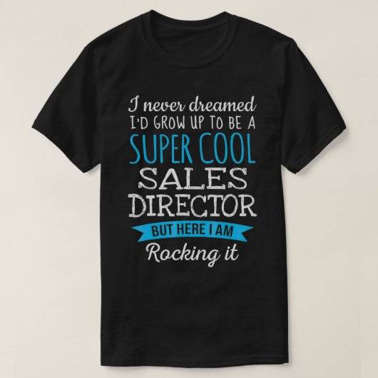 Tおもしろいシャツの感謝贈り物セールスディレクター Tシャツ (デザイン正面)