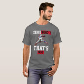 Tおもしろいシャツを着たゼーク Tシャツ (正面フル)