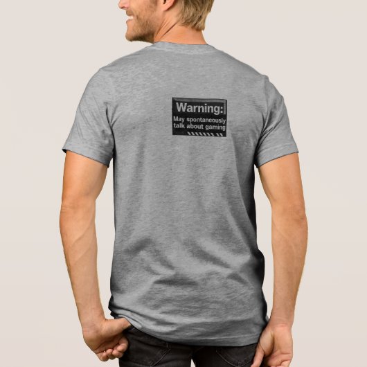 Tおもしろいシャツ トライブレンドＴシャツ (裏面)