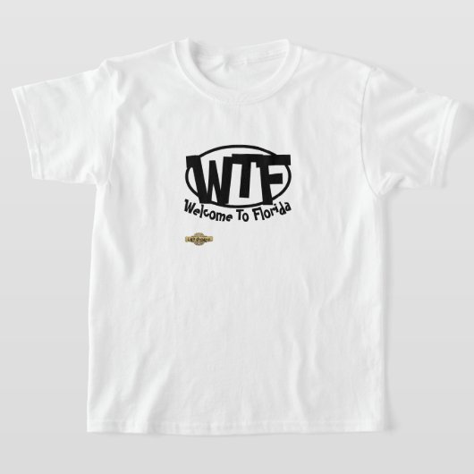 Tおもしろいシャツ「フロリダへようこそ」 Tシャツ (レイダウン)