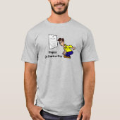 Tおもしろいシャ読ットの目線 Tシャツ (正面)