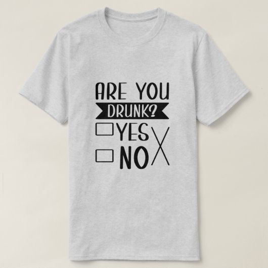 Tおもしろいシャ飲ツ Tシャツ (デザイン正面)