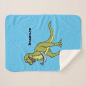 Tおもしろいレックスイラストレーション シェルパブランケット (正面(横))