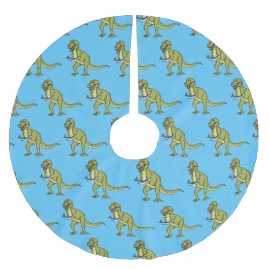 Tおもしろいレックスイラストレーション ブラッシュドポリエステルツリースカート (正面)