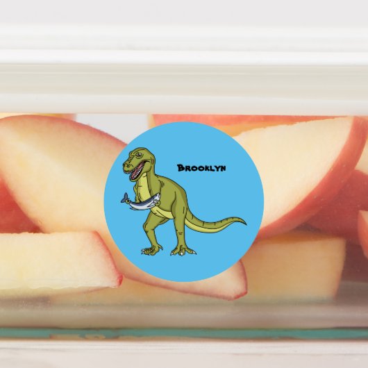 Tおもしろいレックスイラストレーション ラベル (貼付)