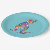 Tおもしろいレックスサイケデリック美術 ペーパープレート (アングル)