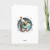 TおもしろいレックスRawr-Some誕生日 カード (裏面)