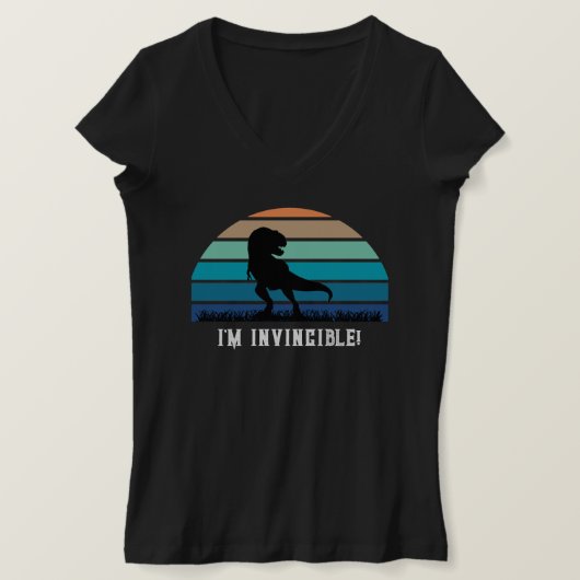 TおもしろいレックスTシャツ無敵 Tシャツ (デザイン正面)