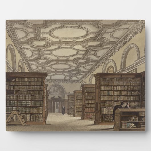 'Tからのケンブリッジ公共図書館のインテリア フォトプラーク (正面)