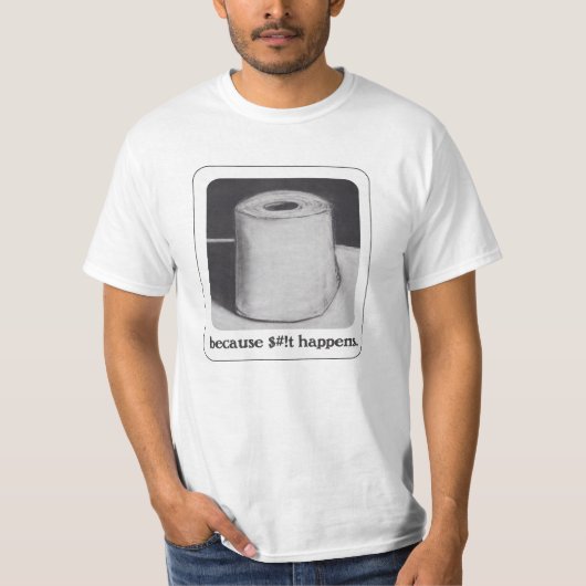 $#!tが発生するため tシャツ (正面)