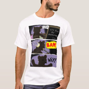 Tくまの自殺のTシャツ Tシャツ
