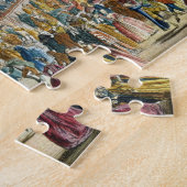 tで組み立てられる社交ダンスの透視図 ジグソーパズル (側面)