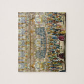 tで組み立てられる社交ダンスの透視図 ジグソーパズル (縦)