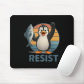 Tに抗議するペンギン運動に抵抗する マウスパッド (マウス)