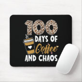 Tのための学校の100日目のコーヒーとカオスの日 マウスパッド (マウス)