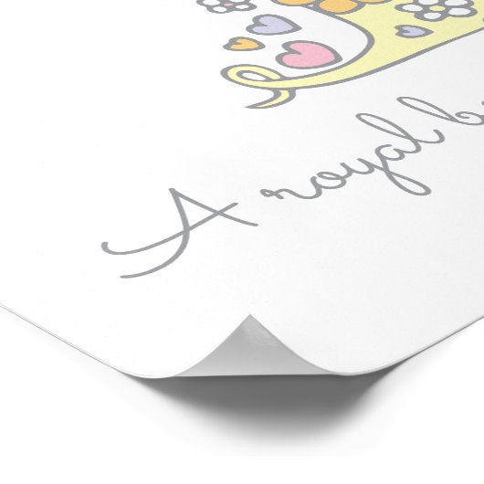 Tのタニア モノグラム文字アート 名前の意味 ポスター (角)