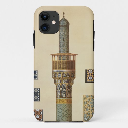 tのモスクからの光塔そして陶磁器の詳細 Case-Mate iPhoneケース (裏面)