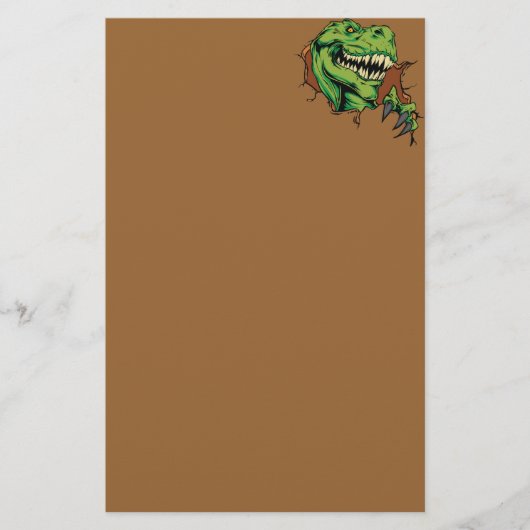 Tのレックスの裂け目 便箋 (正面)