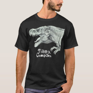 Tのレックスの複雑なティラノサウルス・レックスのTシャツ Tシャツ