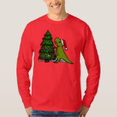 Tのレックスの醜いクリスマス Tシャツ (正面)