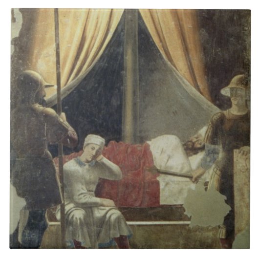 Tの伝説からのコンスタンチーヌの夢、 タイル (正面)