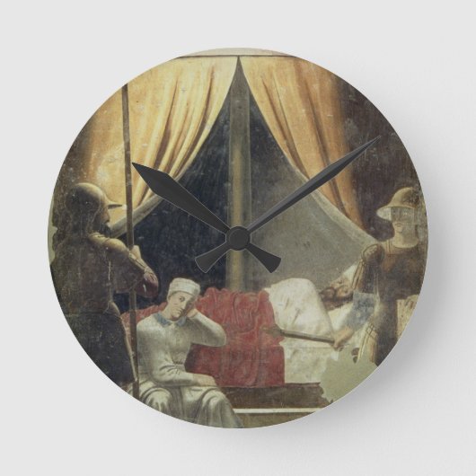 Tの伝説からのコンスタンチーヌの夢、 ラウンド壁時計 (正面)