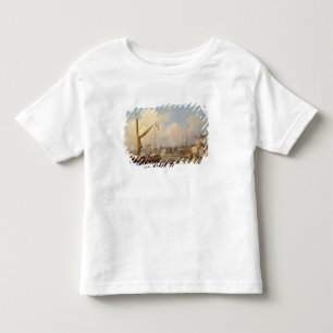 tの推定上テムズそしてロンドン塔 トドラーTシャツ