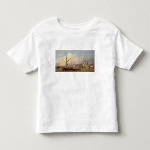 tの推定上テムズそしてロンドン塔 トドラーTシャツ