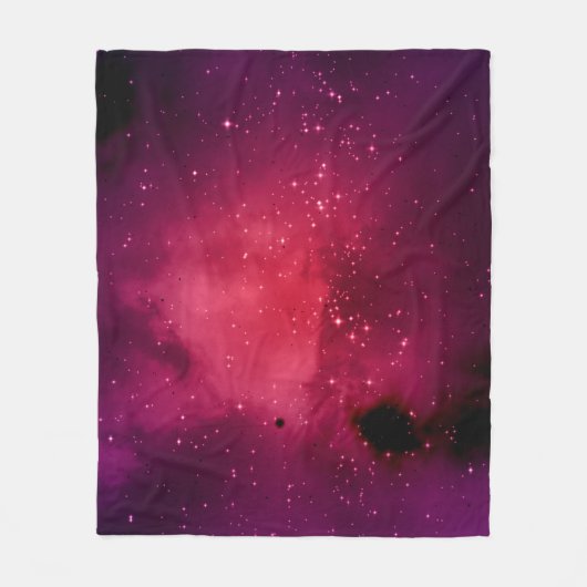 tの無限星場の小さな宇宙部分 フリースブランケット (正面)