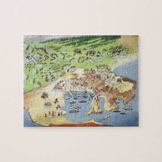 tの画像の歴史からのピレウスの戦い、 ジグソーパズル (横)