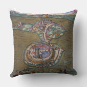 tの1人と、壮大な場所deルイleの眺め クッション (裏面)