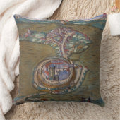 tの1人と、壮大な場所deルイleの眺め クッション (ブランケット)