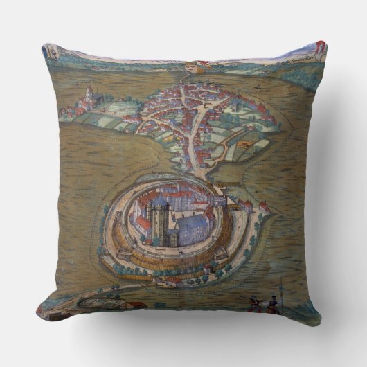 tの1人と、壮大な場所deルイleの眺め クッション (正面)