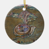 tの1人と、壮大な場所deルイleの眺め セラミックオーナメント (正面)