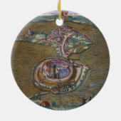 tの1人と、壮大な場所deルイleの眺め セラミックオーナメント (裏面)