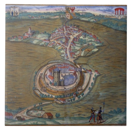 tの1人と、壮大な場所deルイleの眺め タイル (正面)