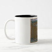 tの1人と、壮大な場所deルイleの眺め ツートーンマグカップ (左)