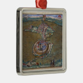 tの1人と、壮大な場所deルイleの眺め メタルオーナメント (右)