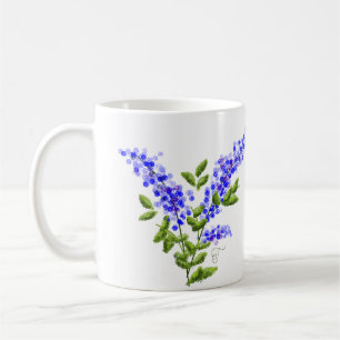 TのTran Bluebonnets コーヒーマグカップ