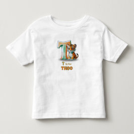 Tはテオのもの - 名前入り子供Tシャツ トドラーTシャツ