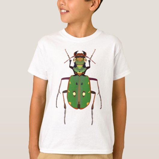 Tはトラの文字 Tシャツ (正面)