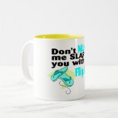 tは私に私の双安定回路との強く打たせます ツートーンマグカップ (正面左)