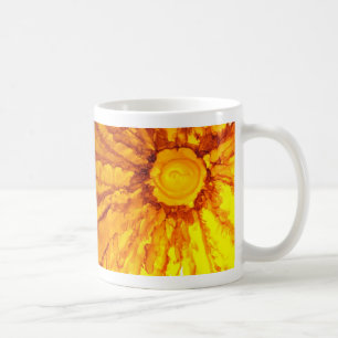 Tは蜜柑のアルファベットの芸術のマグのためです コーヒーマグカップ