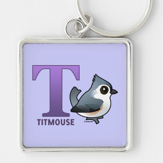 TはTitmouse用 キーホルダー (正面)