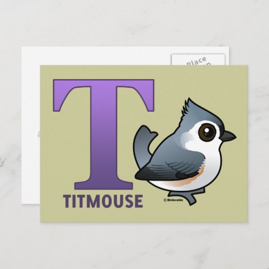 TはTitmouse用 ポストカード (正面/裏面)